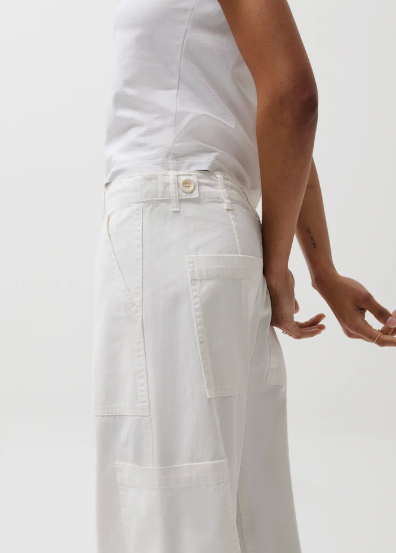 SABRINA CURVED UTILITY PANTS