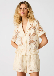 SANDRA TOP IN FISH LACE