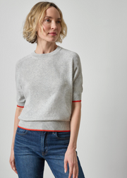 CREWNECK SADDLE SLEEVE SWEATER