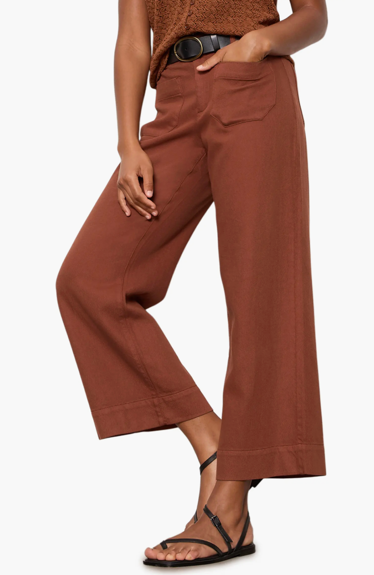 SOFT MARINE WIDE LEG CROP