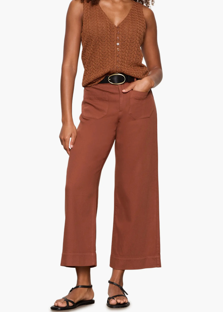 SOFT MARINE WIDE LEG CROP
