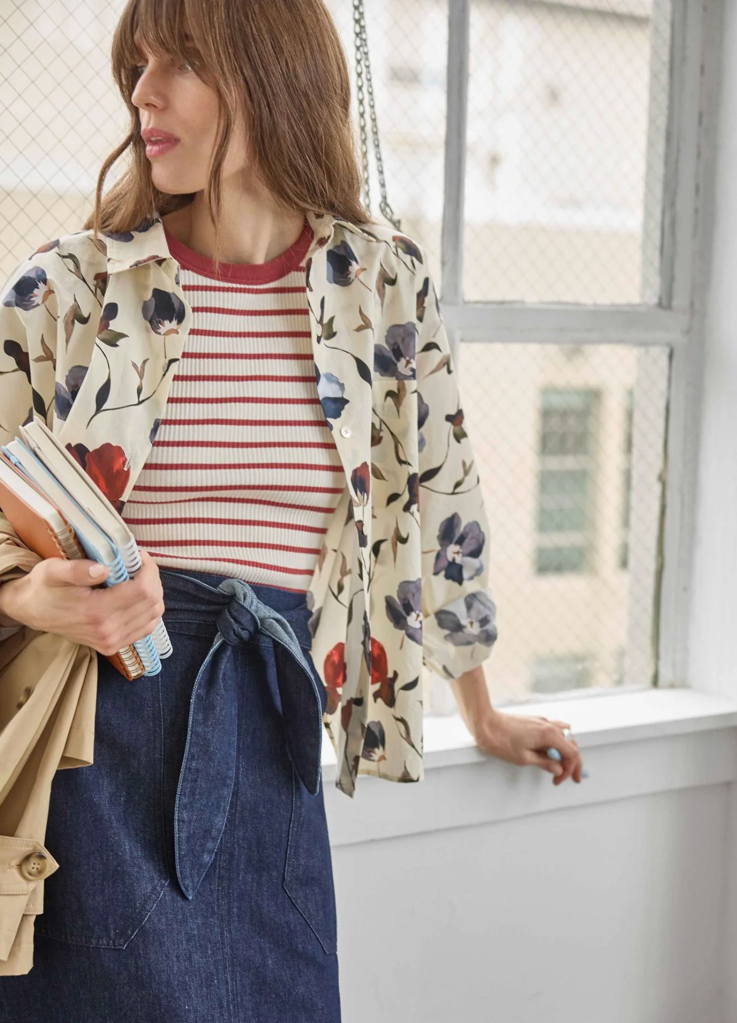 DOLMAN SLEEVE BUTTON DOWN