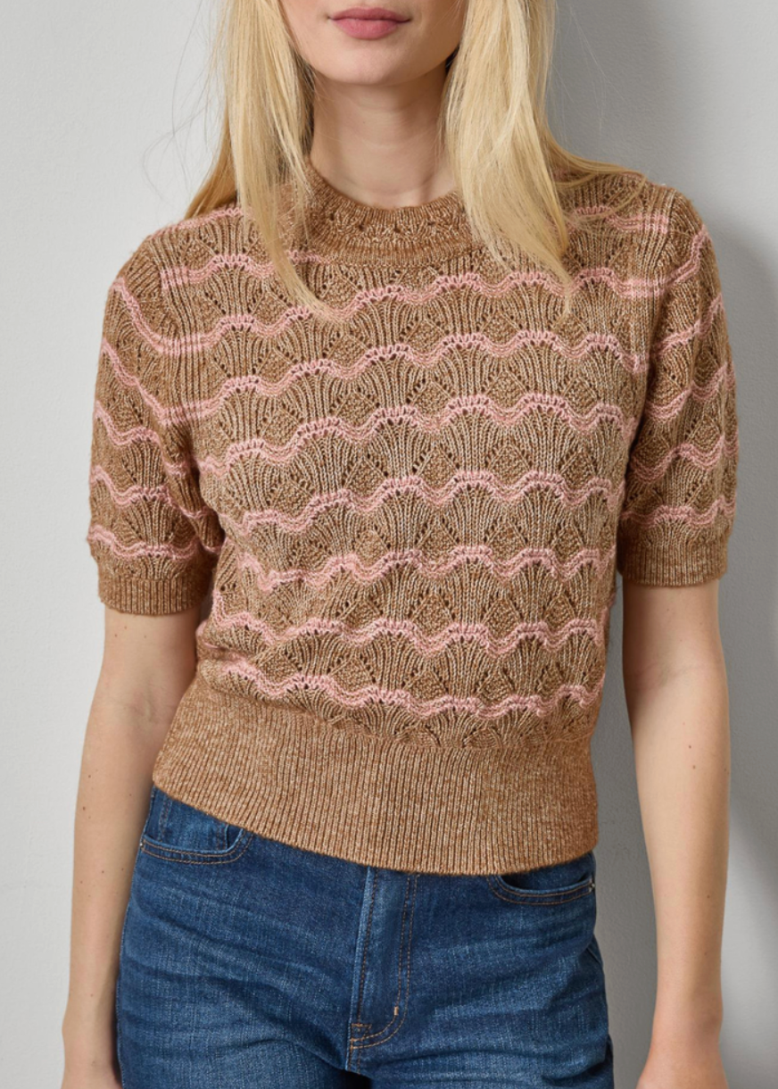 MULTISTITCH PULLOVER SWEATER