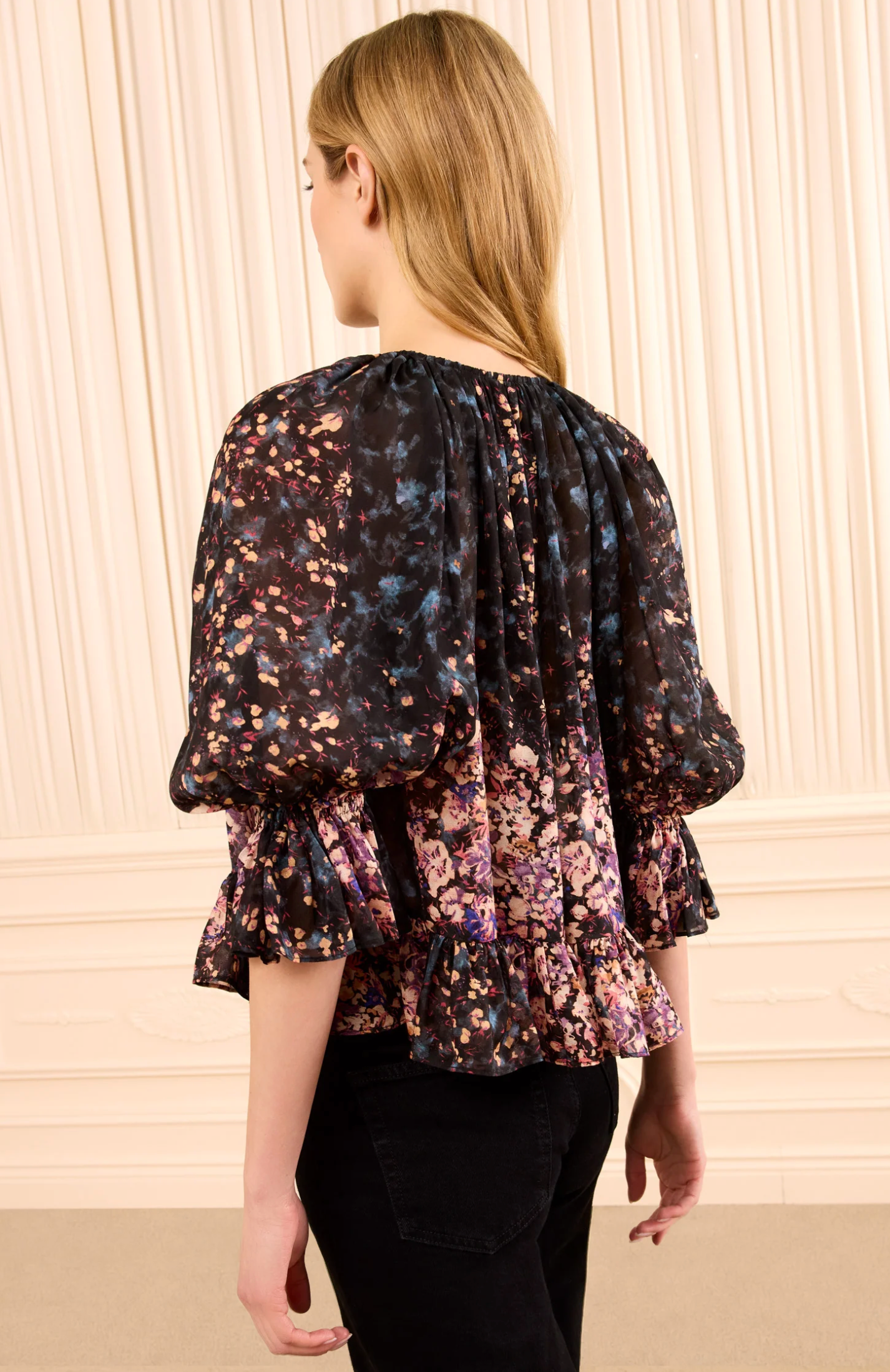 ELISE S/S SILK BLOUSE