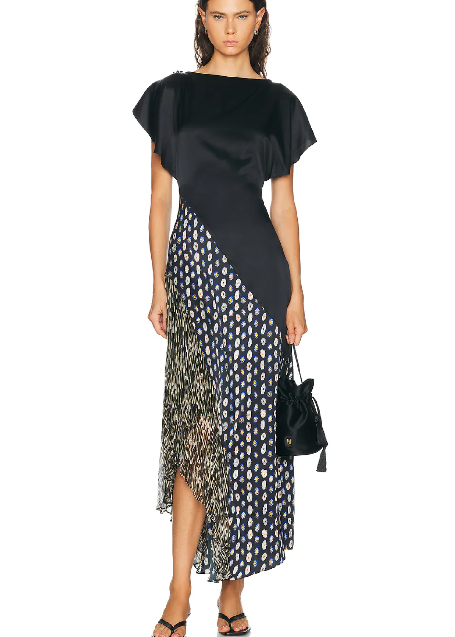 FAWN SILK DRESS