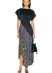 FAWN SILK DRESS