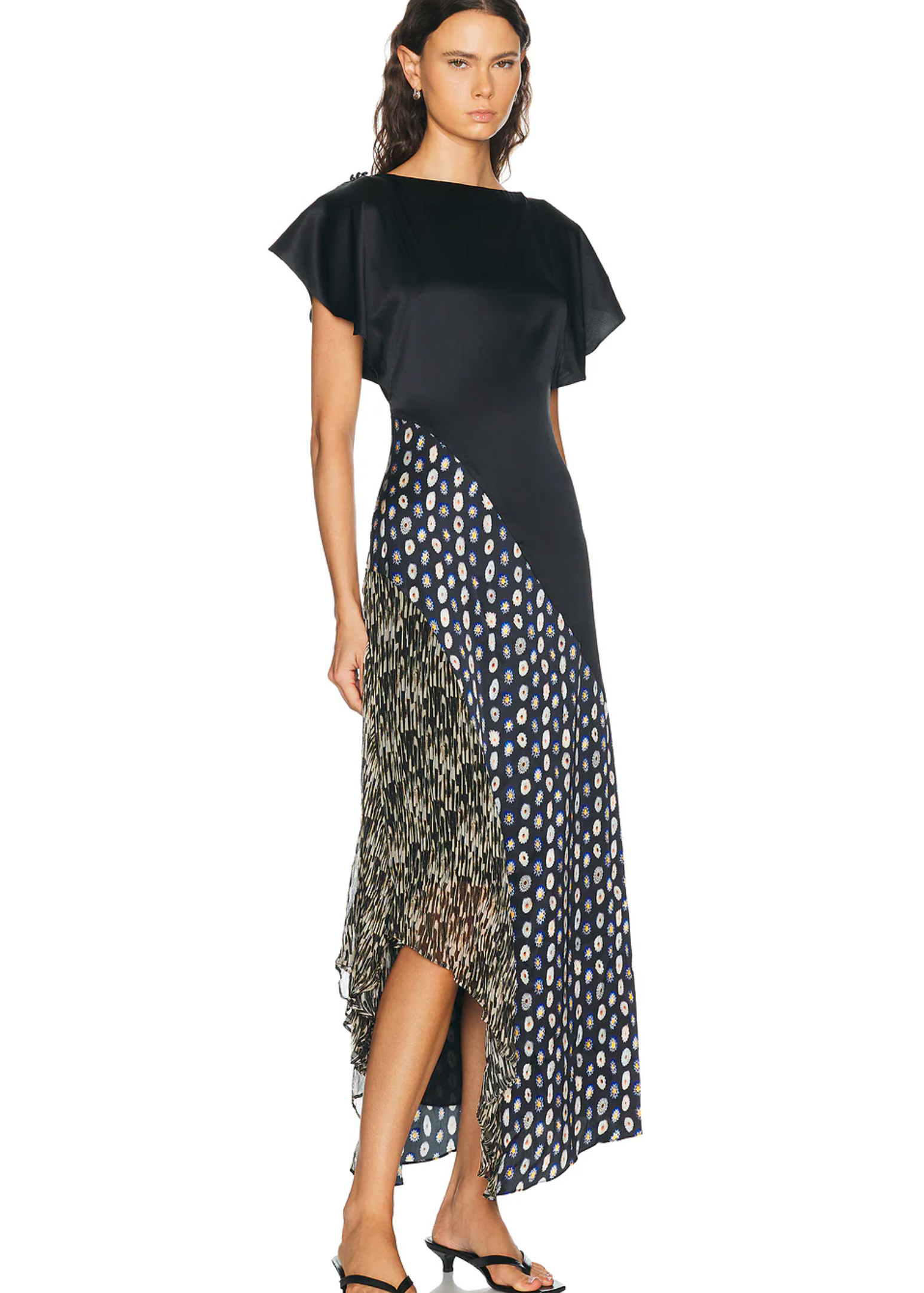 FAWN SILK DRESS