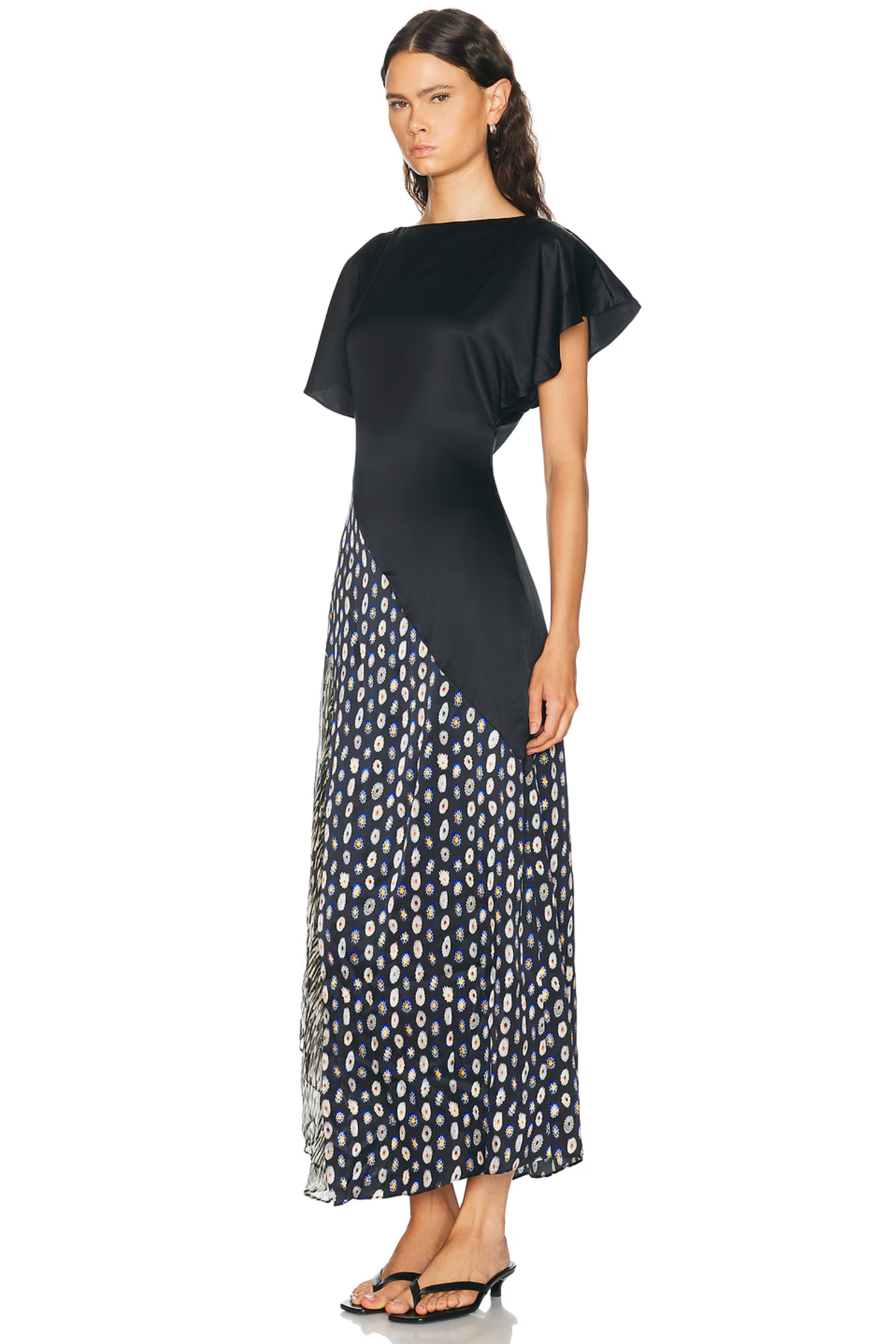 FAWN SILK DRESS