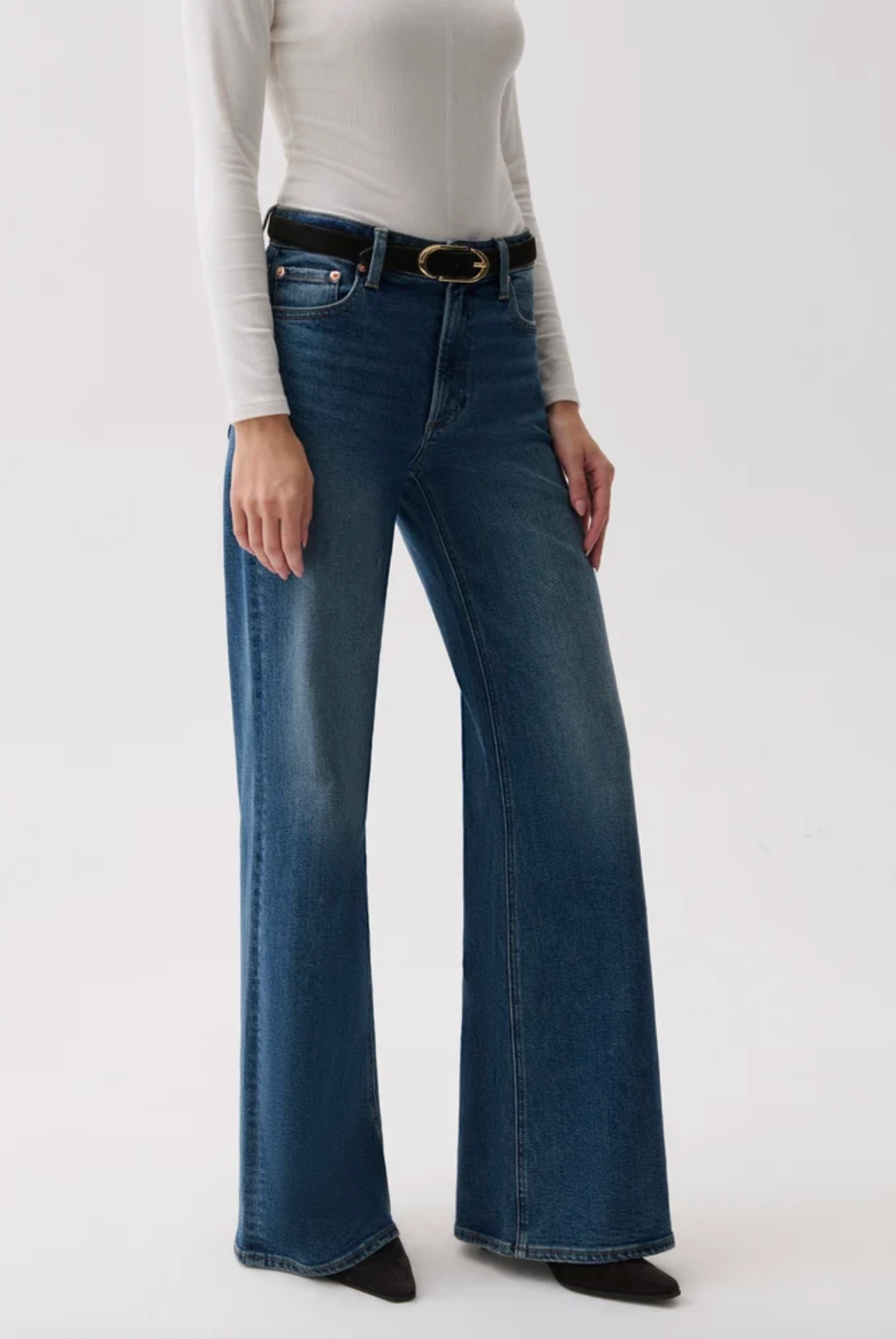 VIVIAN MID RISE WIDE LEG