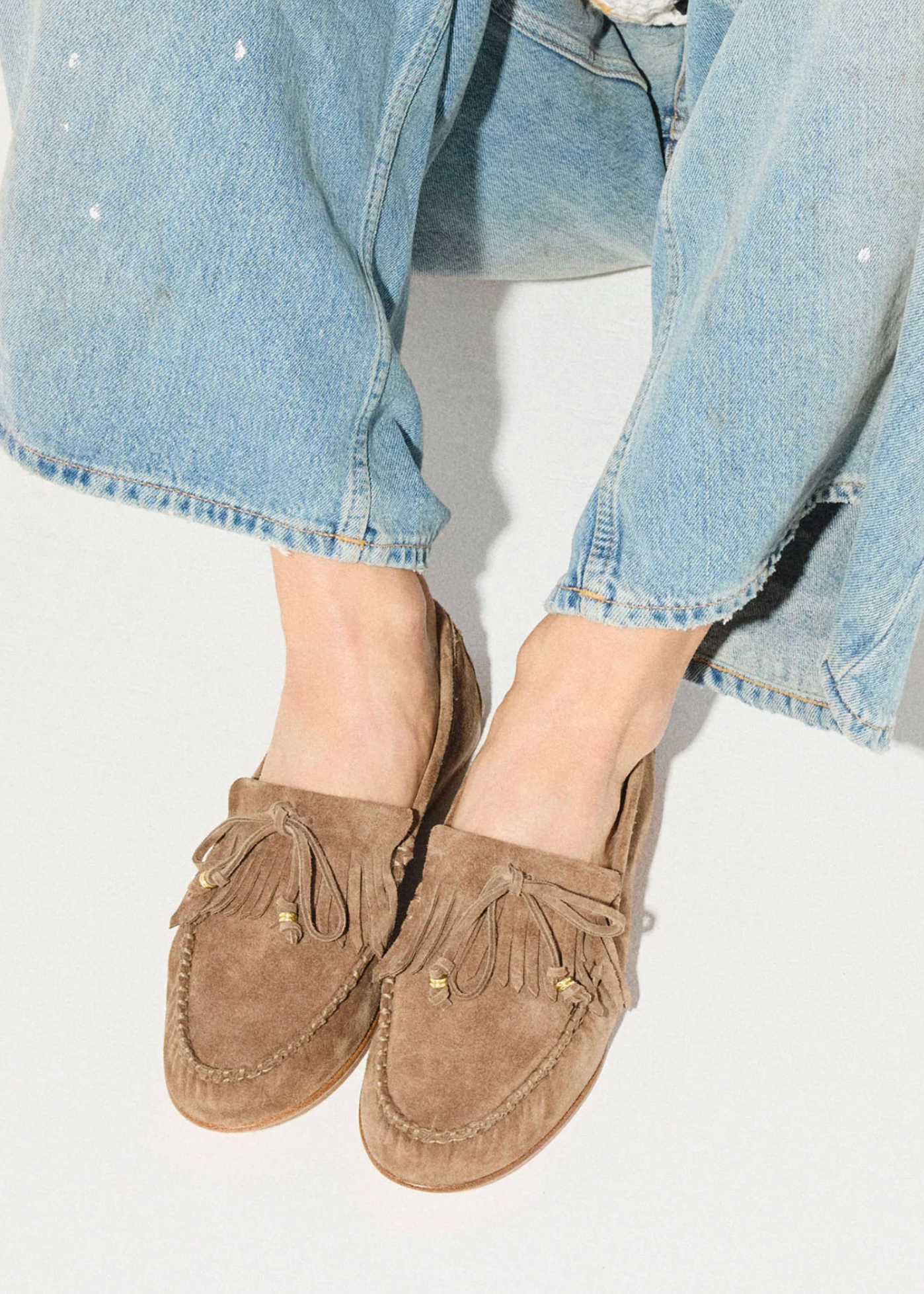 CELESTE FRINGE LOAFER
