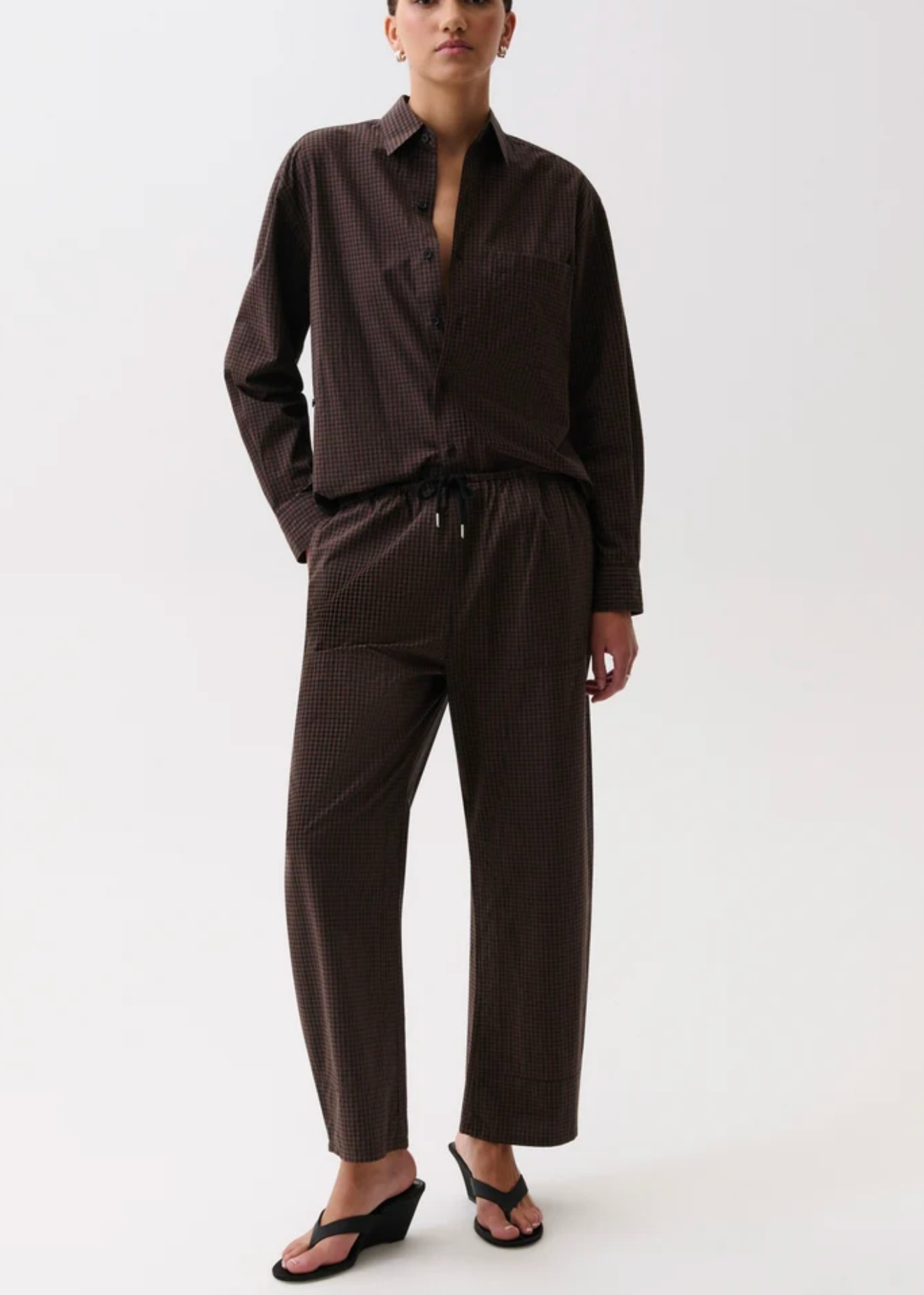THEO DRAWSTRING POPLIN PANT