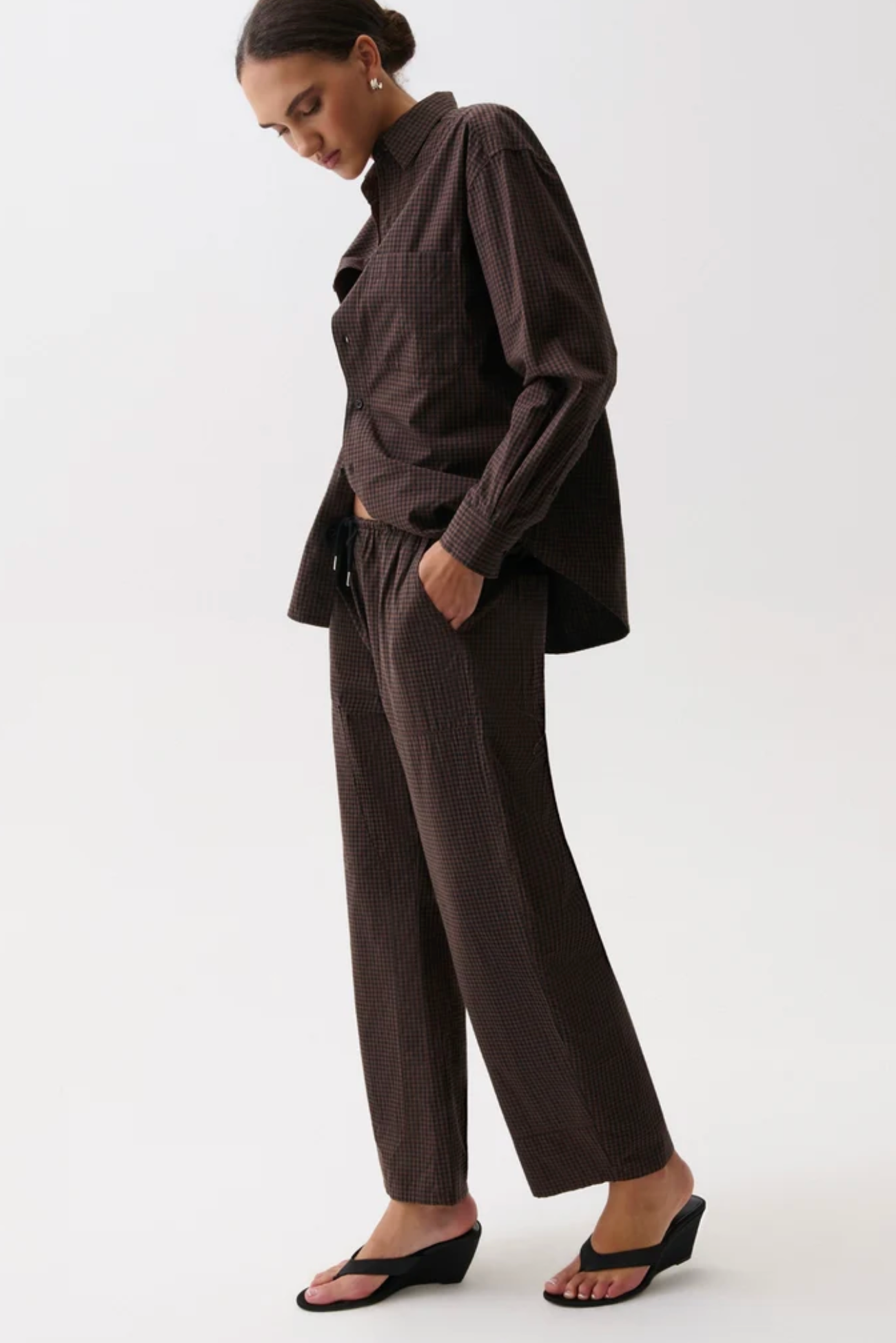 THEO DRAWSTRING POPLIN PANT