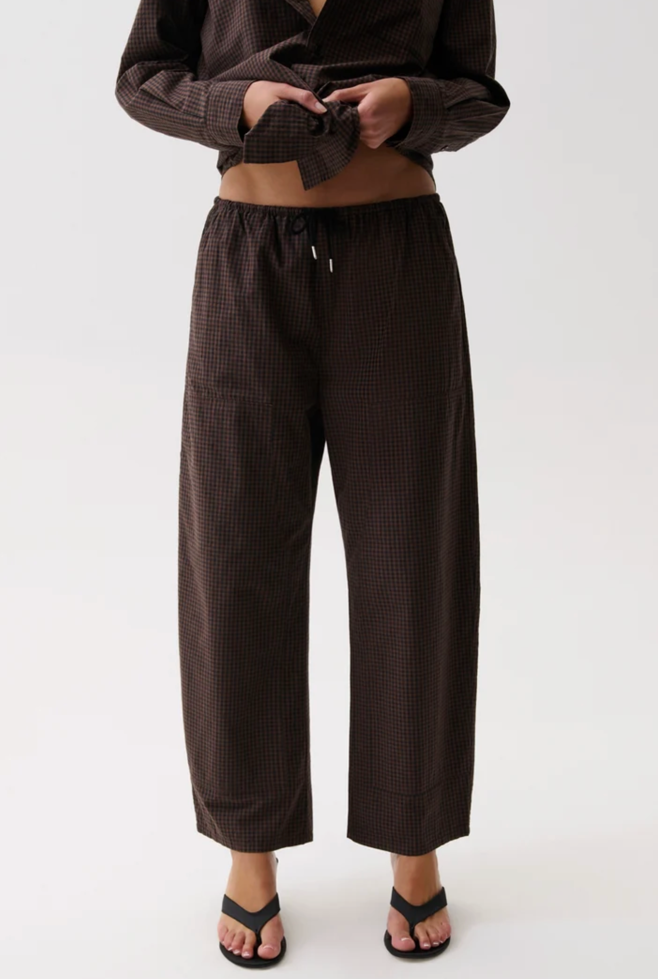 THEO DRAWSTRING POPLIN PANT