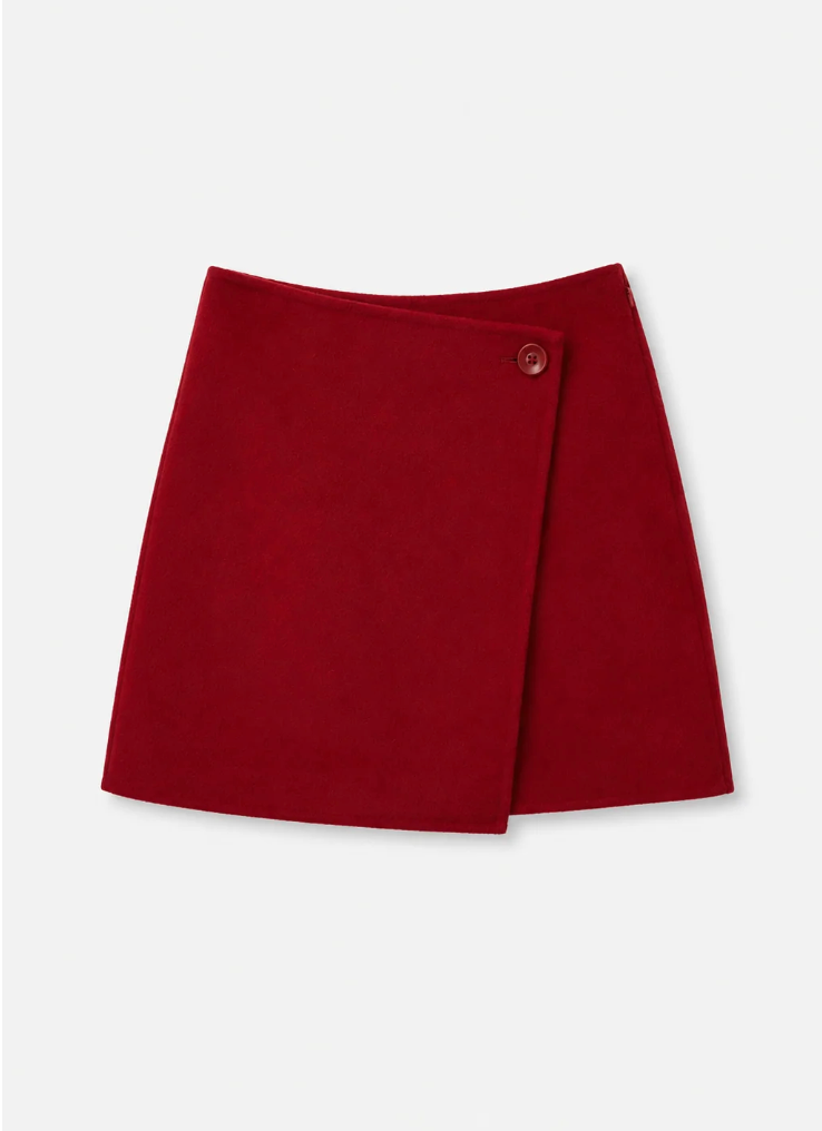 LEYLA WOOL MINI SKIRT