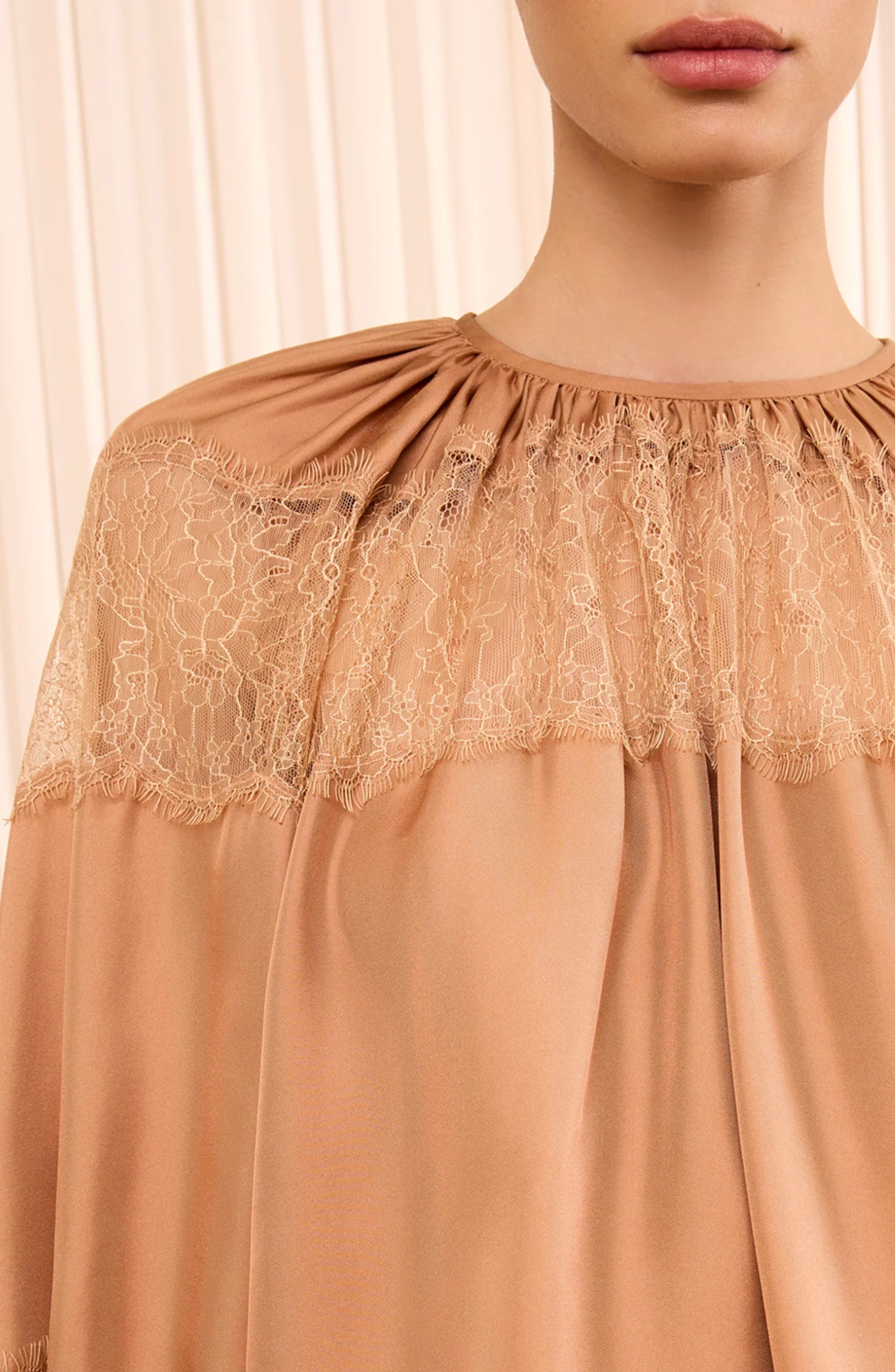 BESS L/S SILK BLOUSE