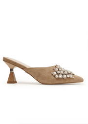 JOICE EMBELLISHED STILETTO MULE