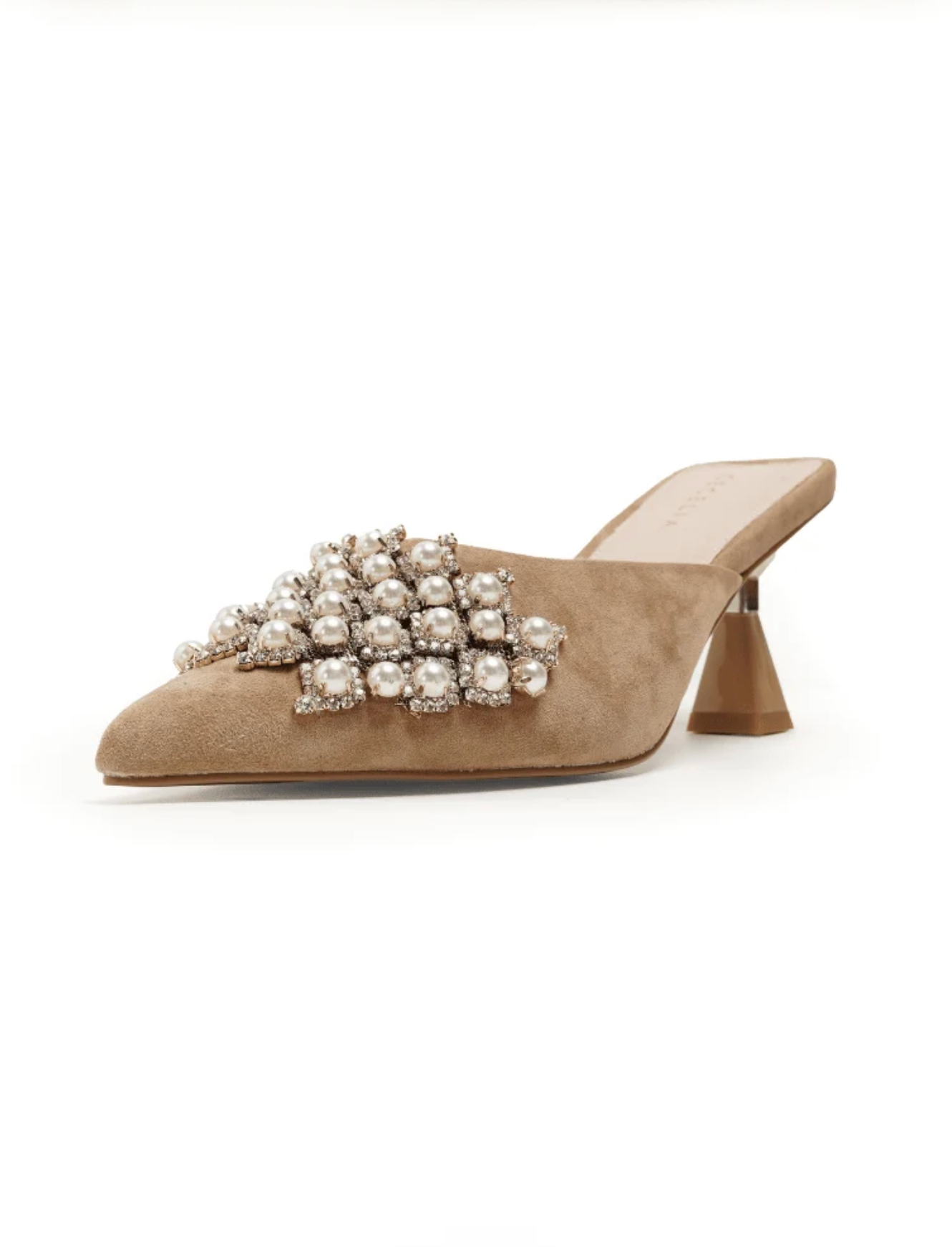 JOICE EMBELLISHED STILETTO MULE