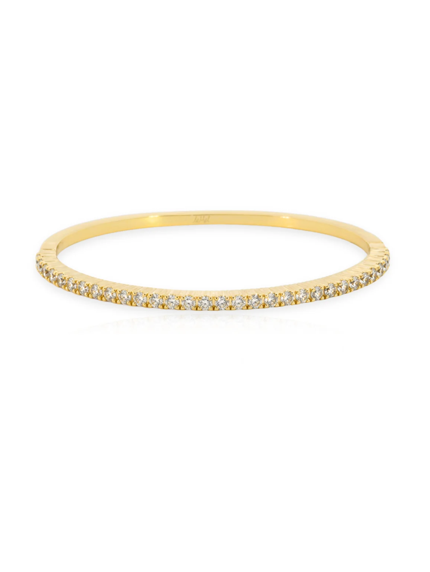 CLASSIC CZ BANGLE GOLD