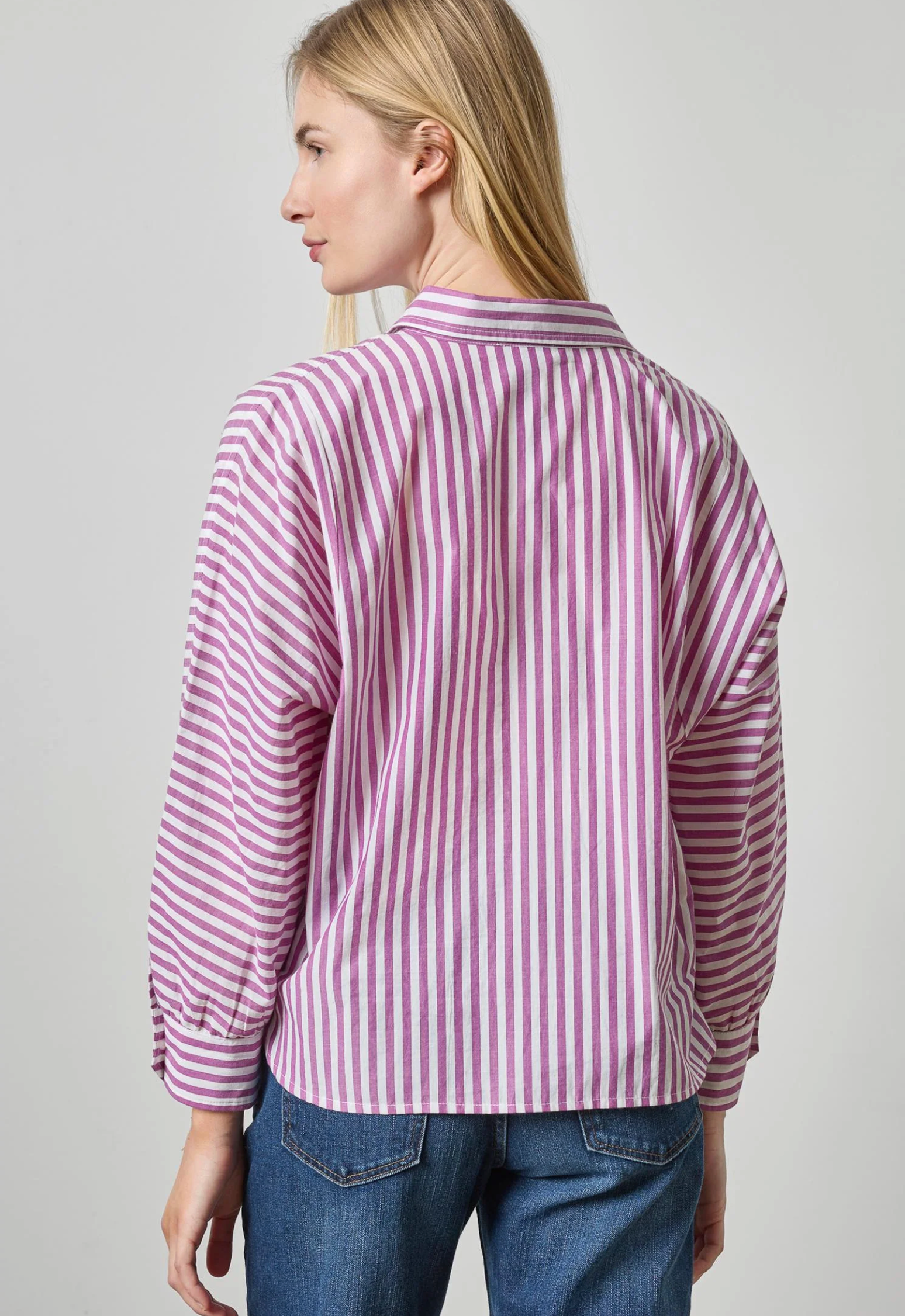DOLMAN SLEEVE BUTTON DOWN