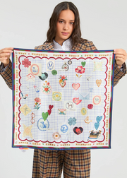 LOVE SILK SCARF