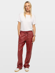 POCHA CUIR FROISSE PANTS