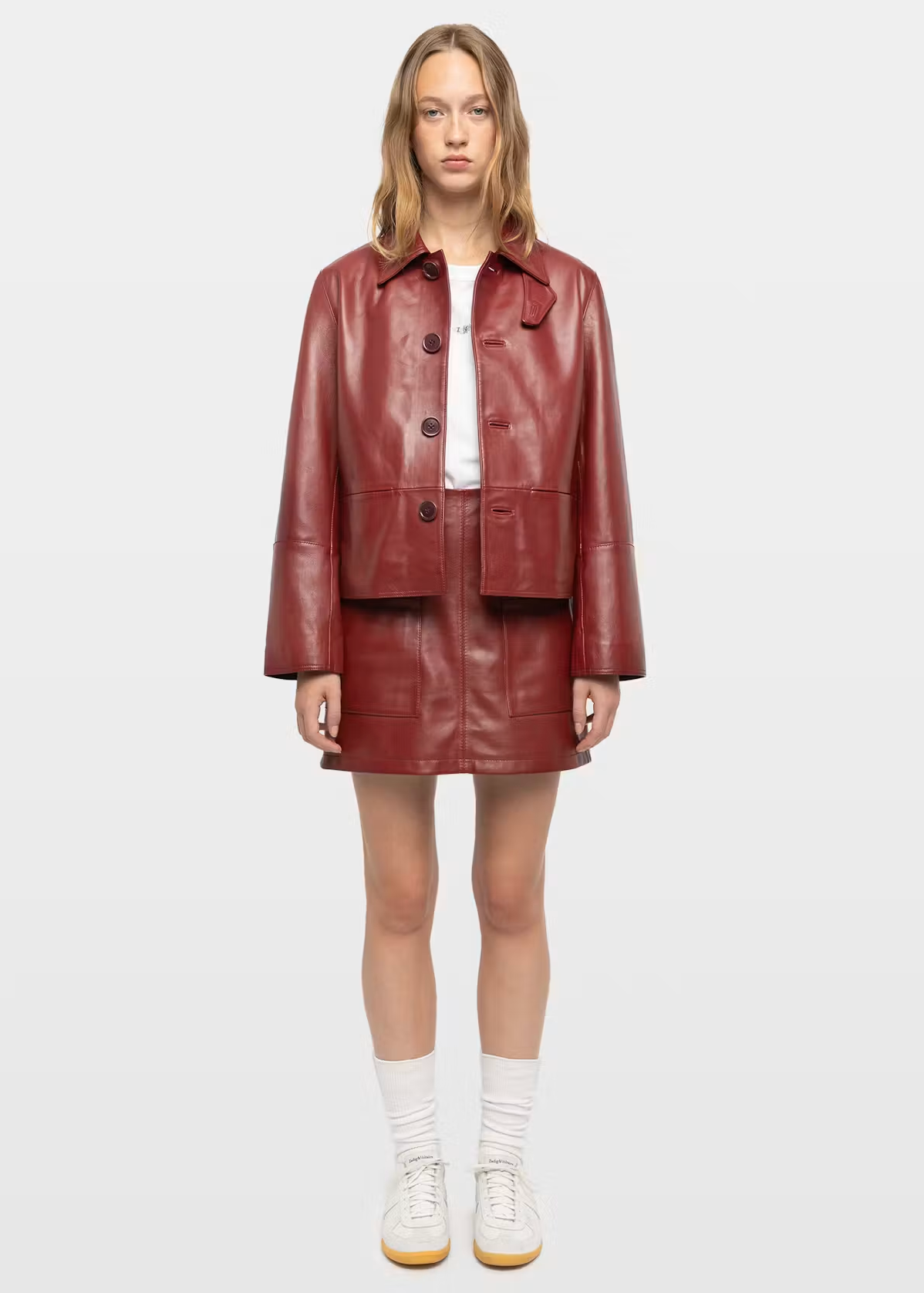LESSA CUIR LISSE JACKET