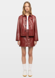 LESSA CUIR LISSE JACKET