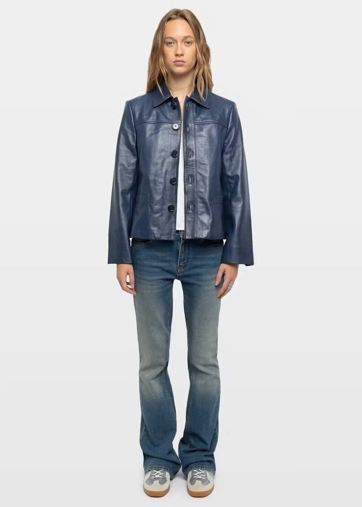 LIAMYS CUIR LISSE JACKET