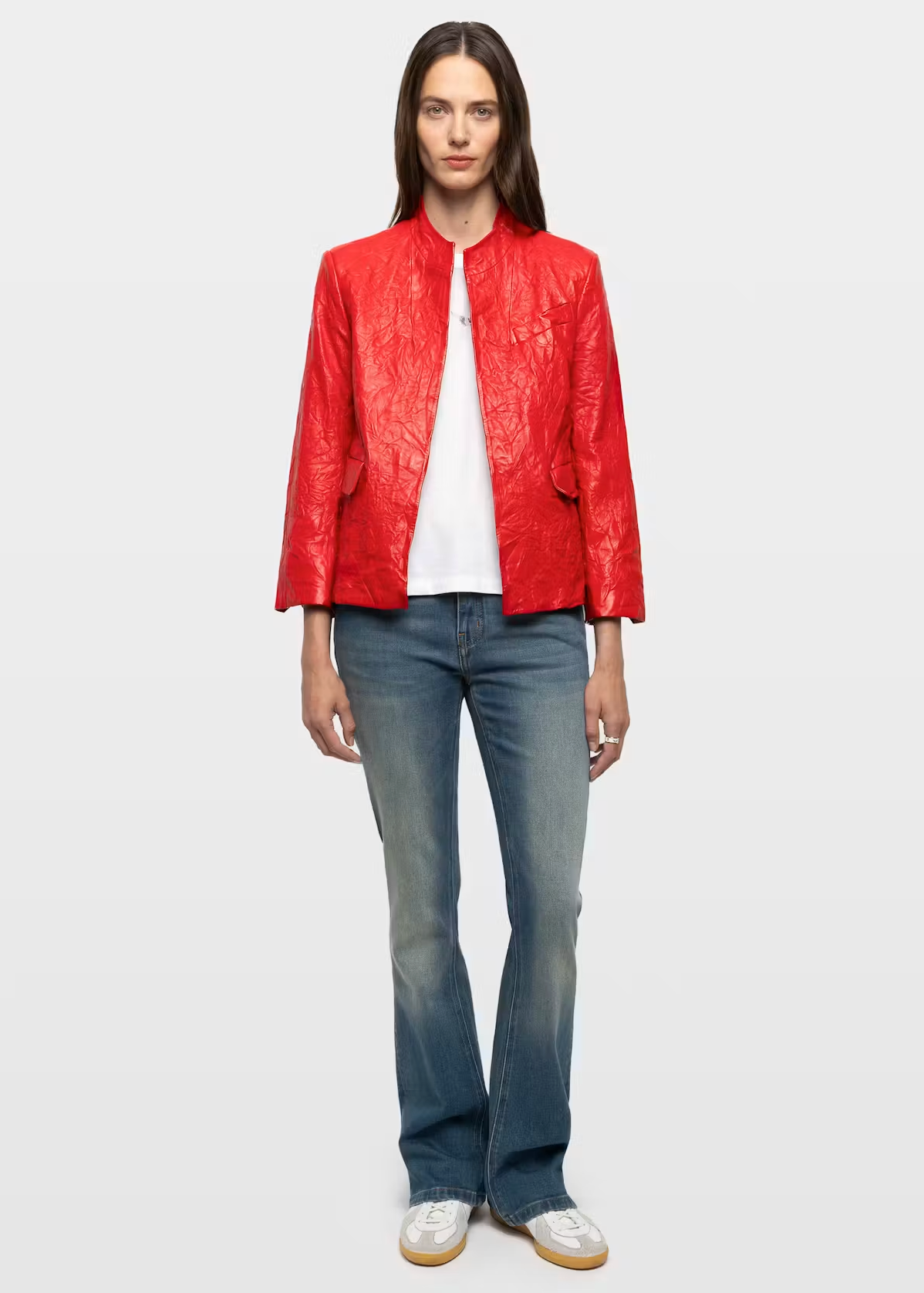 VERYN CUIR FROISSE JACKET