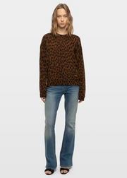 SOULO LC LEOPARD SWEATER