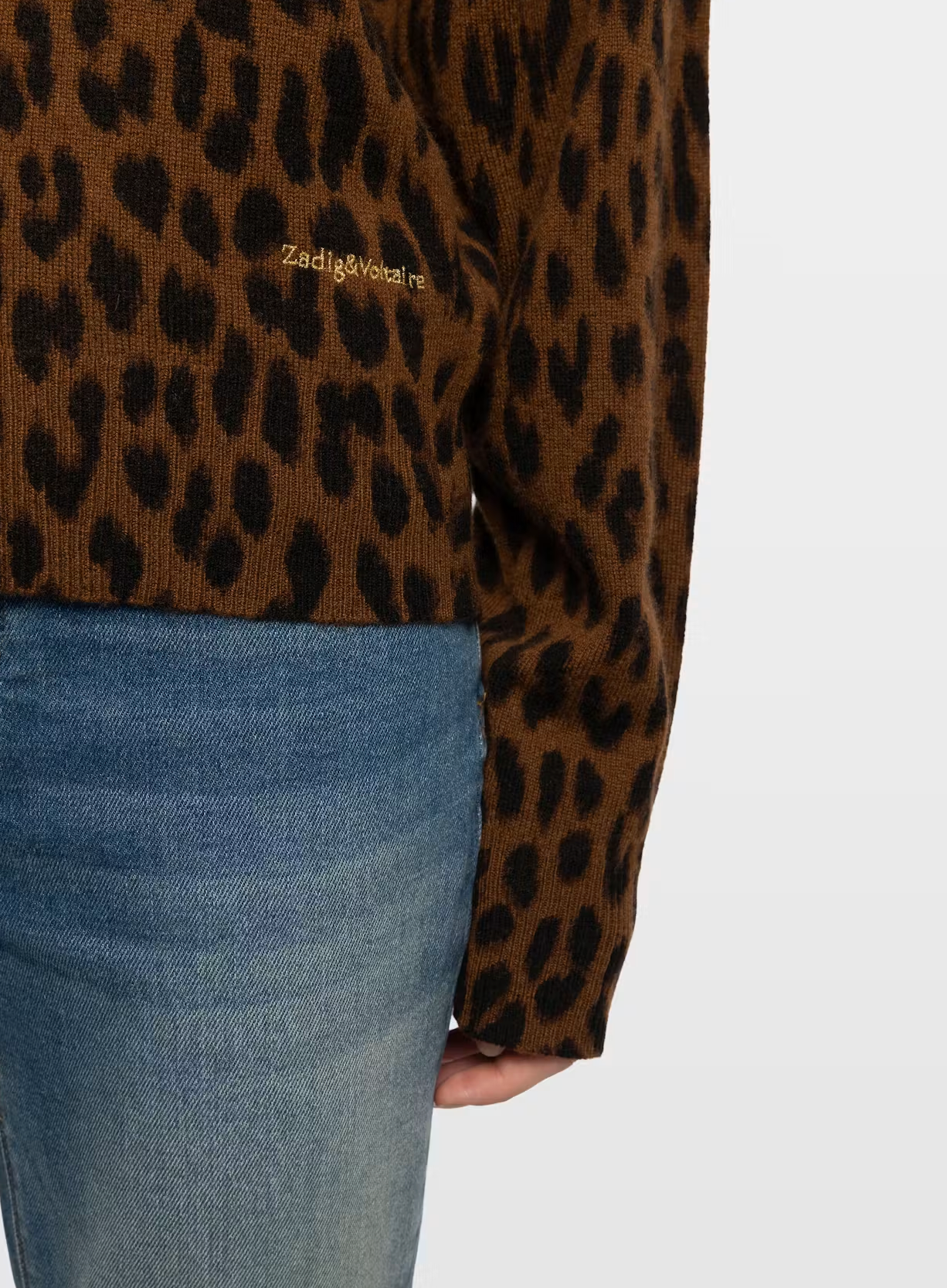 SOULO LC LEOPARD SWEATER