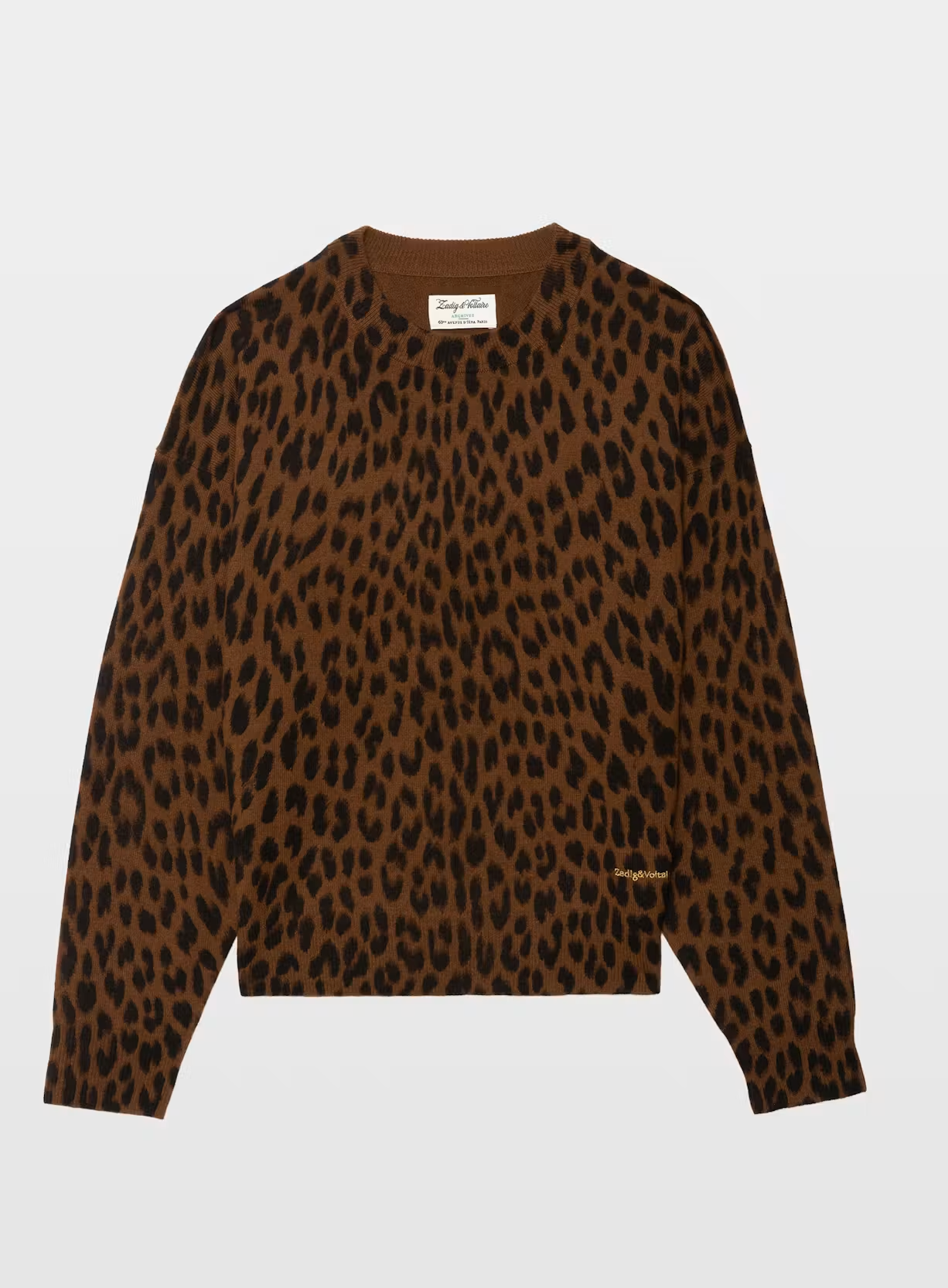 SOULO LC LEOPARD SWEATER