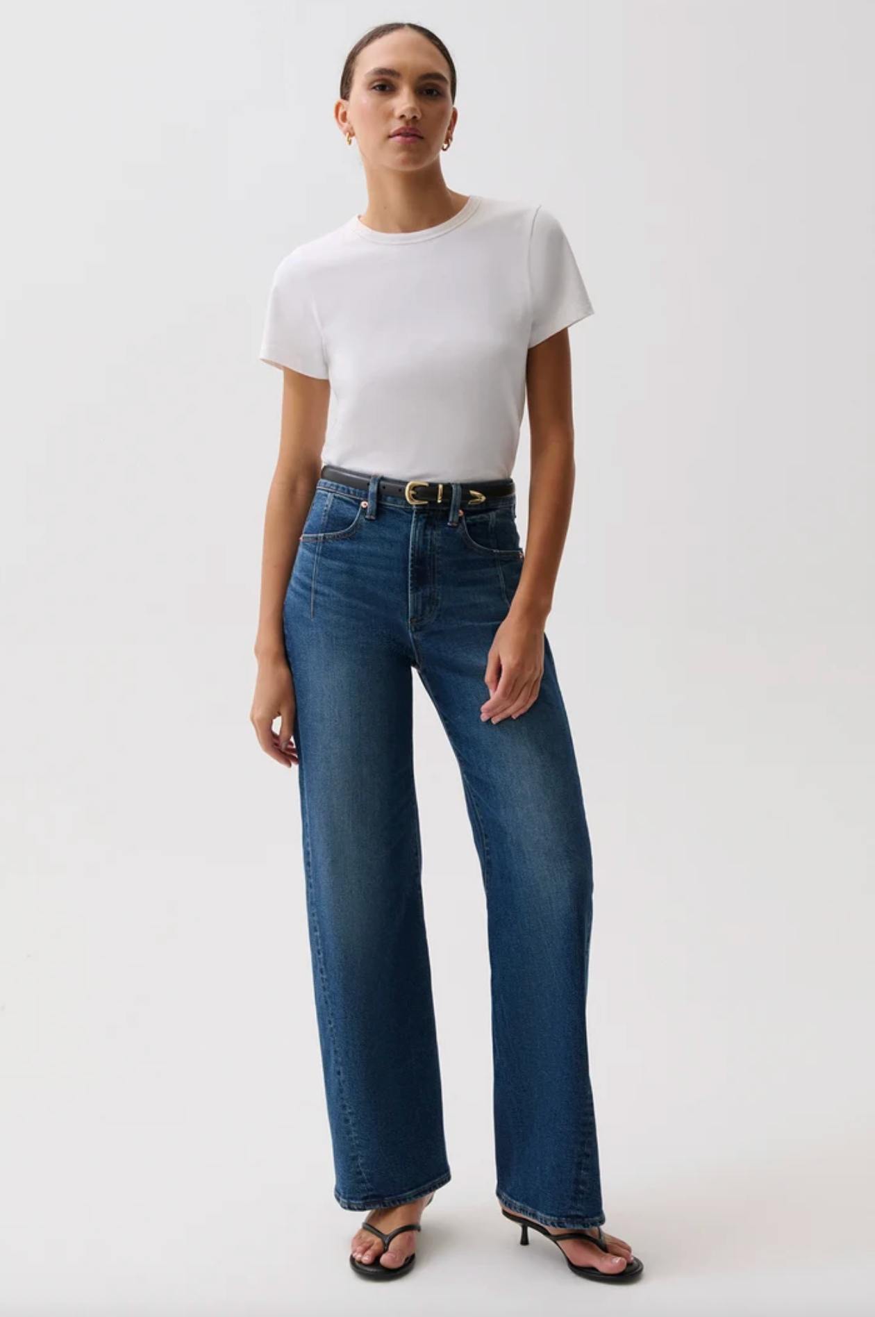 KYRA HI RISE BOWED WIDE LEG