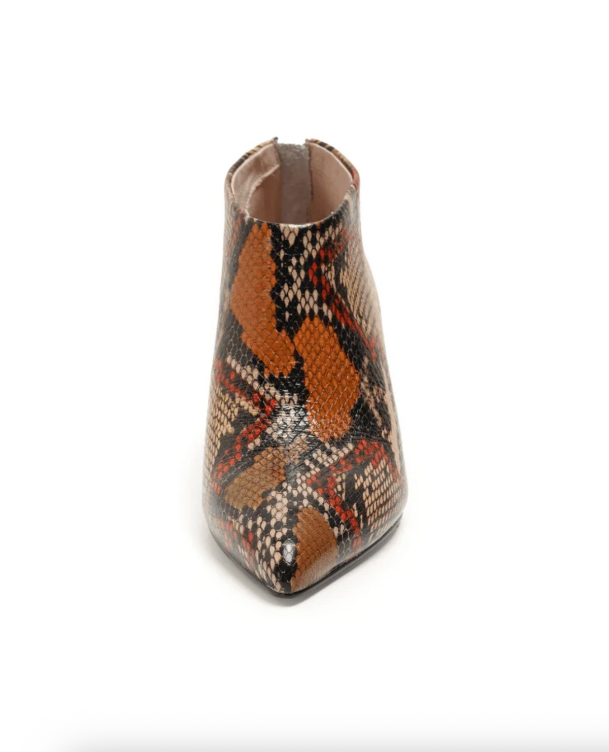 EDNA SNAKE LEATHER BOOTIE
