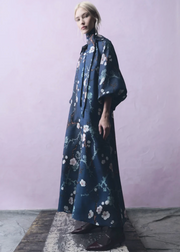 FLOWY PUFF SLEEVE DRESS