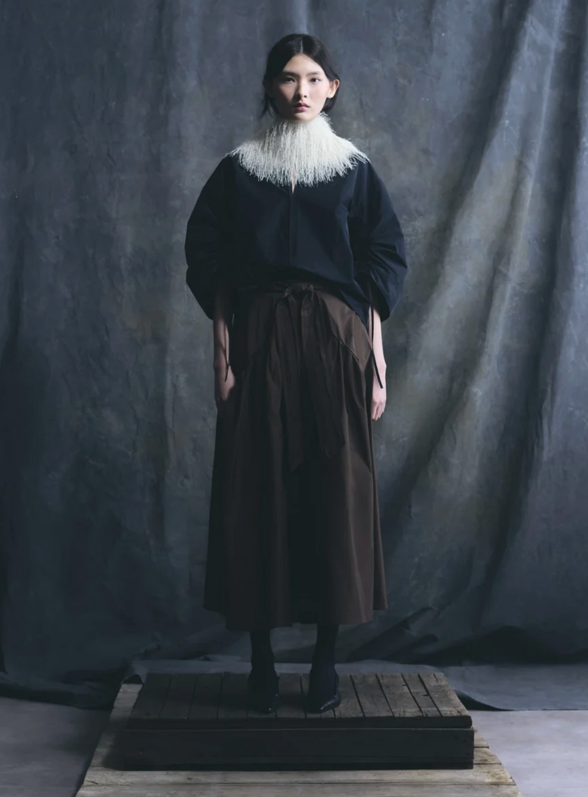 TAFFETA BLOUSE