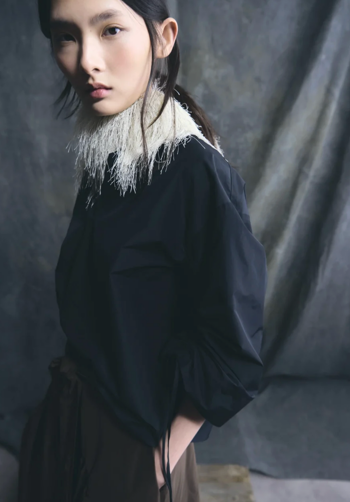 TAFFETA BLOUSE