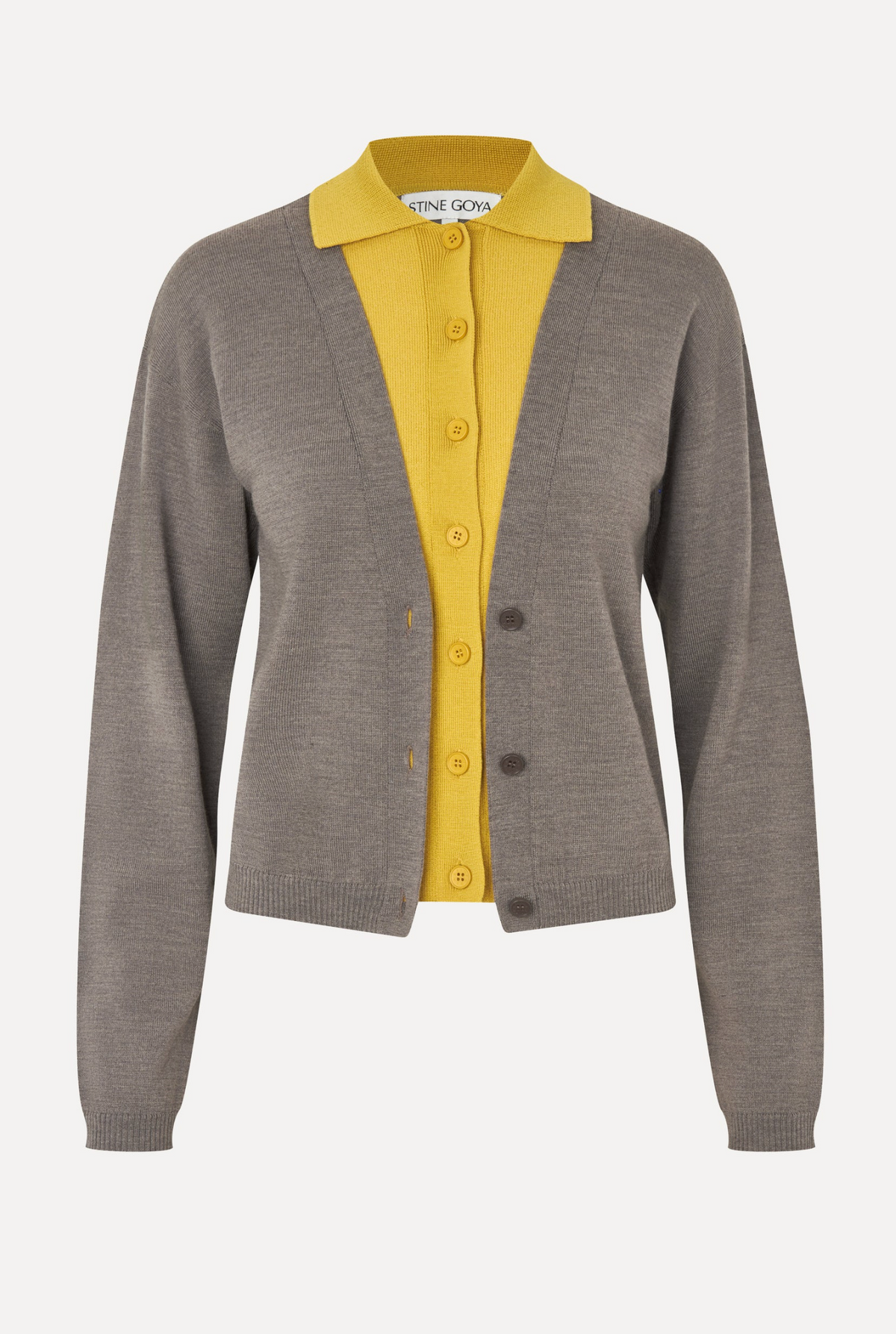 LAYERED L/S CARDIGAN