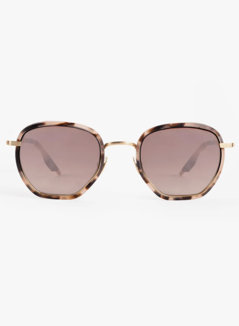 PEYTON 18K MATTE BLACK FADE TITANIUM + MATTE SUNDAY TORTOISE MIRRORED