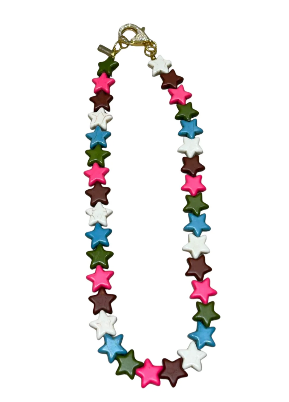 STAR NECKLACE SMALL FALL MIX