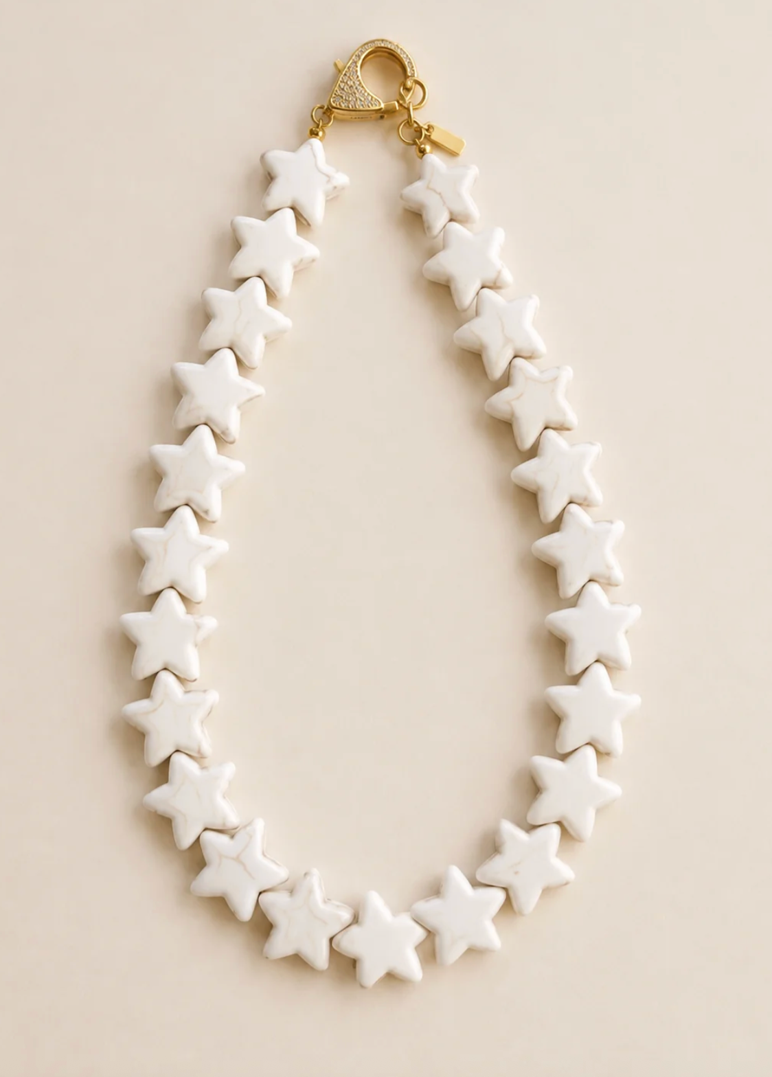 STAR NECKLACE LARGE COCONUT