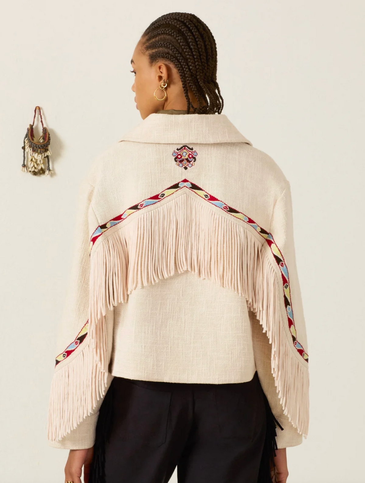 COURT PRAIRIE FRINGE JACKET