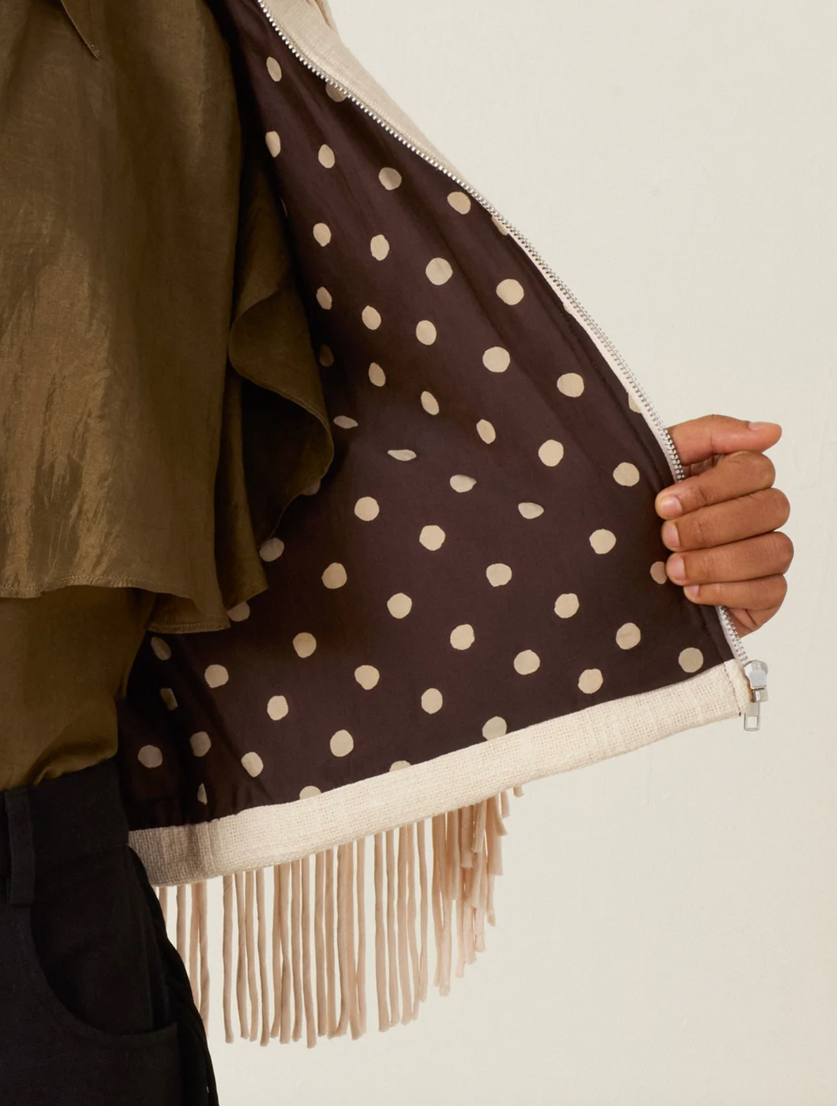 COURT PRAIRIE FRINGE JACKET