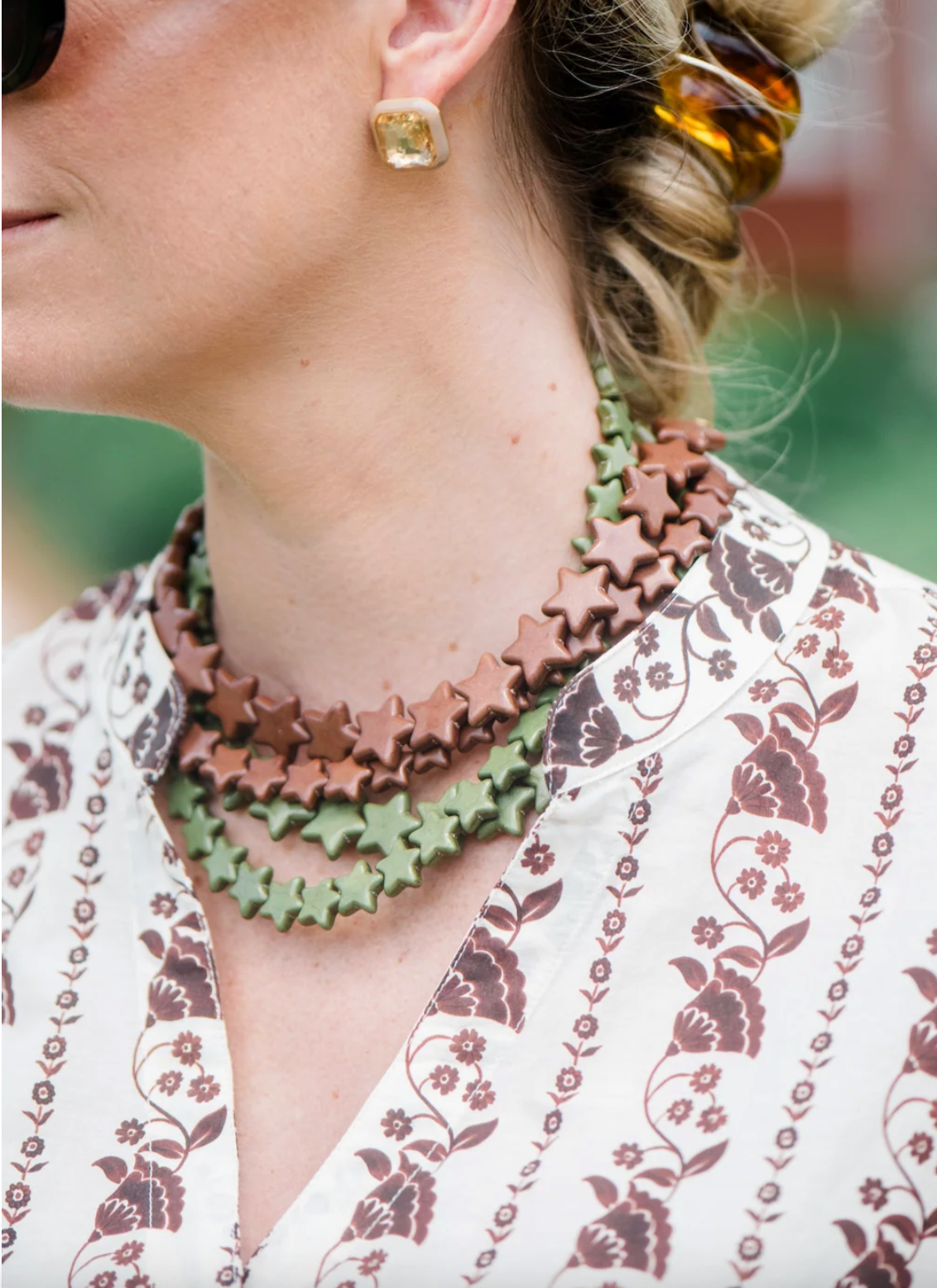 STAR NECKLACE LARGE HUNTER