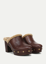 LARKEN SHEARLING PLATFORM CLOG