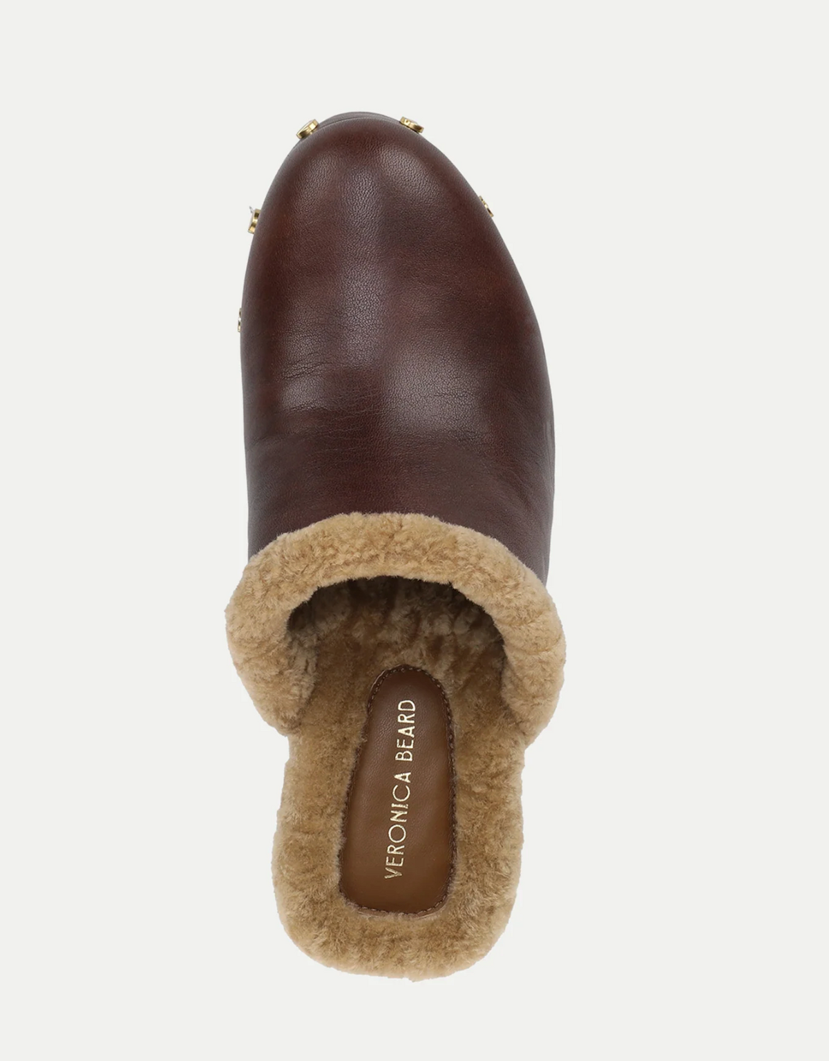LARKEN SHEARLING PLATFORM CLOG