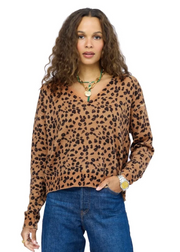 FRENCHIE FEATHERWEIGHT CASHMERE NOMAD SWEATER