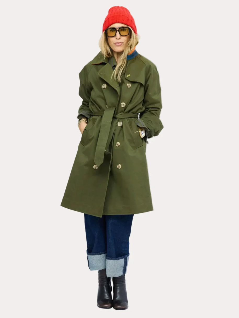 COLOR WASHED TRENCH