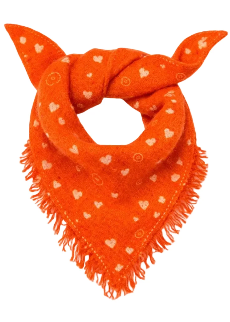 CASHMERE BANDANA TOMATO