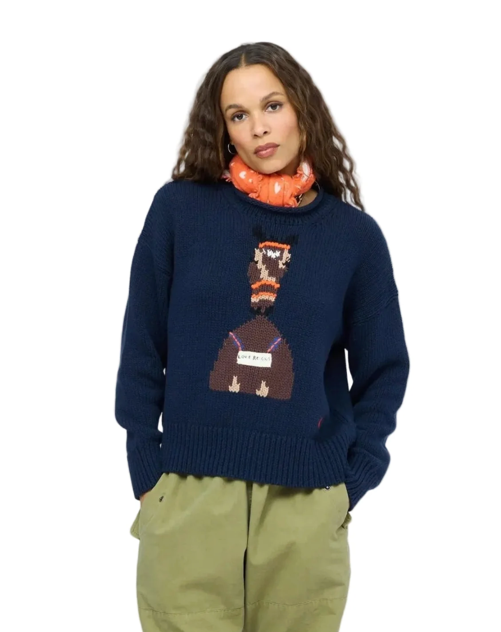 CASHMERE BANDANA TOMATO
